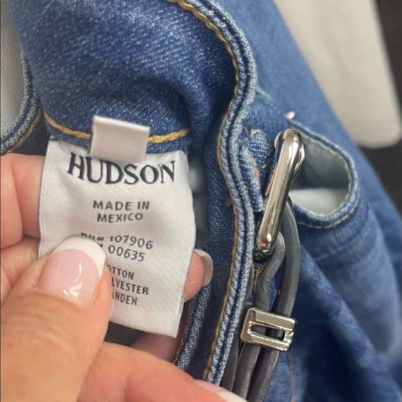 Hudson Jeans Size 27, Bacara Crop Straight Cuffed - Picture 3 of 5